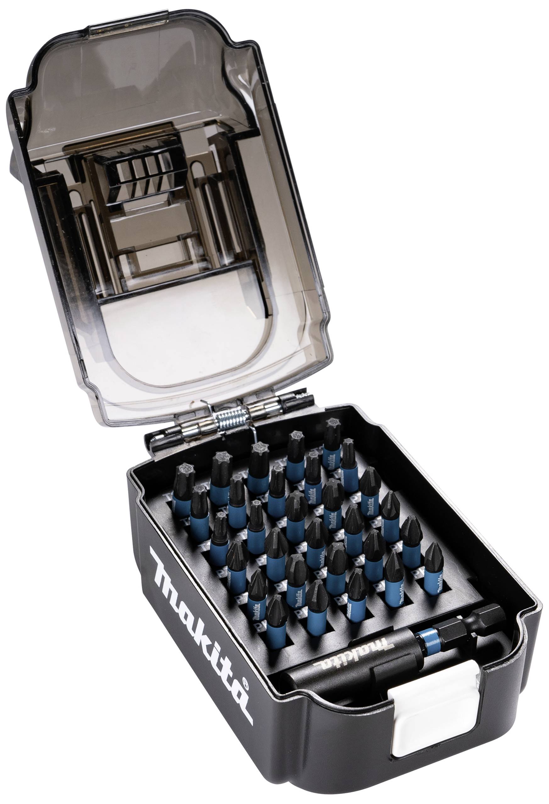 Makita Impact Black E-03084 Bit set Pozidriv, Phillips, Star incl. bit holder