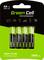 Four rechargeable AA batteries by Green Cell in packaging, 2000mAh capacity, suitable for remote controls, cameras and toys.