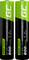 Two upright, rechargeable AAA batteries with 800mAh capacity and 1.2V voltage. Brand logo 'GC' at the top.