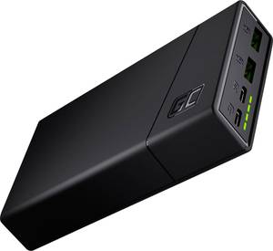 Green Cell PowerPlay20 Power bank 20000 mAh Quick Charge LiPo  Black Status display