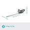 Hedge Trimmer with Dimensions: Length 105.9 cm (41.7 inches), Height 20.4 cm (8.0 inches), Width 22.2 cm (8.7 inches), Weight 2.8 kg (6.2 lbs).