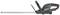 Hedge trimmer with a long, sharp blade and ergonomic handle for comfortable garden maintenance.
