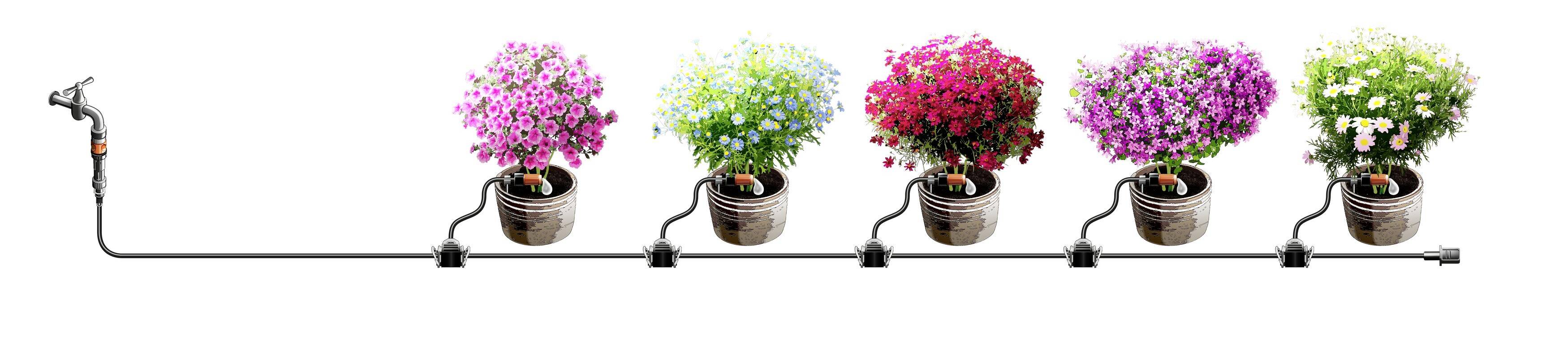GARDENA Micro-Drip-System 13000-51 Micro-Drip Pflanztöpfe S starter set-2
