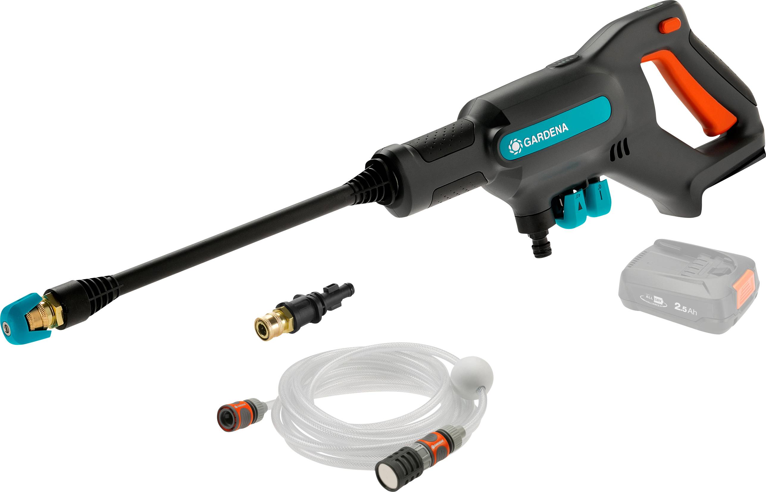 GARDENA AquaClean 24/18V solo Battery jet washer 24 bar