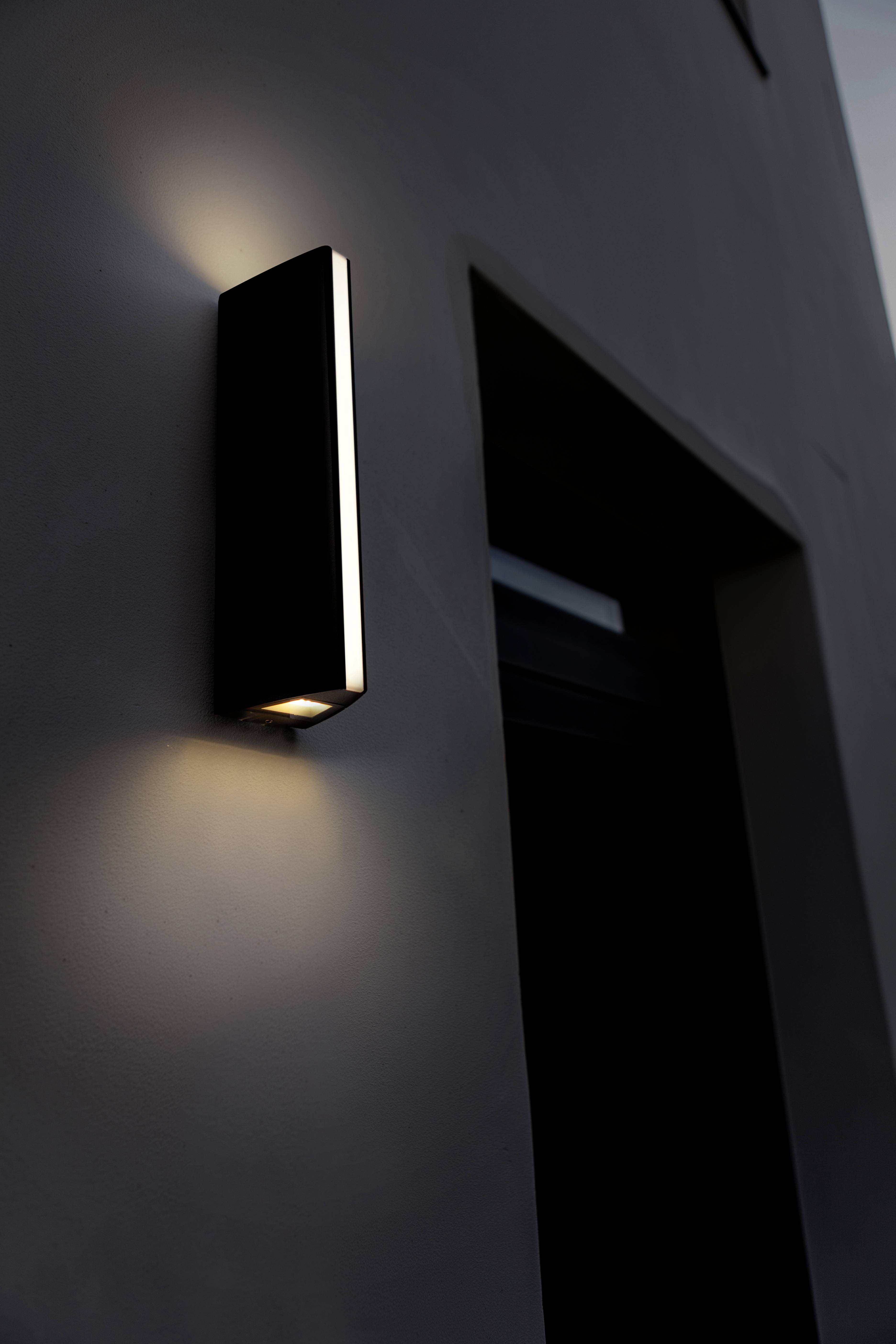 lutec leo led wall light