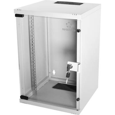 Renkforce RF-4712210 10" wall cabinet 9 U Grey-0