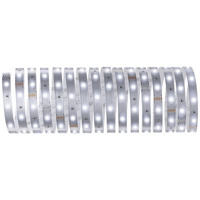 A series of glowing, white LED strips in an S-shaped pattern. Ideal for decorative room lighting.
