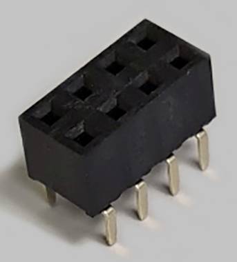 BKL Electronic SIL socket (standard) No. of rows: 2 Pins per row: 4 10122223 1 pc(s) Tube