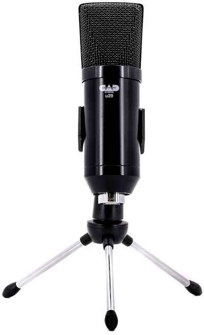 Image of CAD Audio U29 - USB Side Address Studio Mic Speech microphone incl. stand