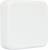 A simple, white, square plastic enclosure; possibly a cover or housing for electronic devices.