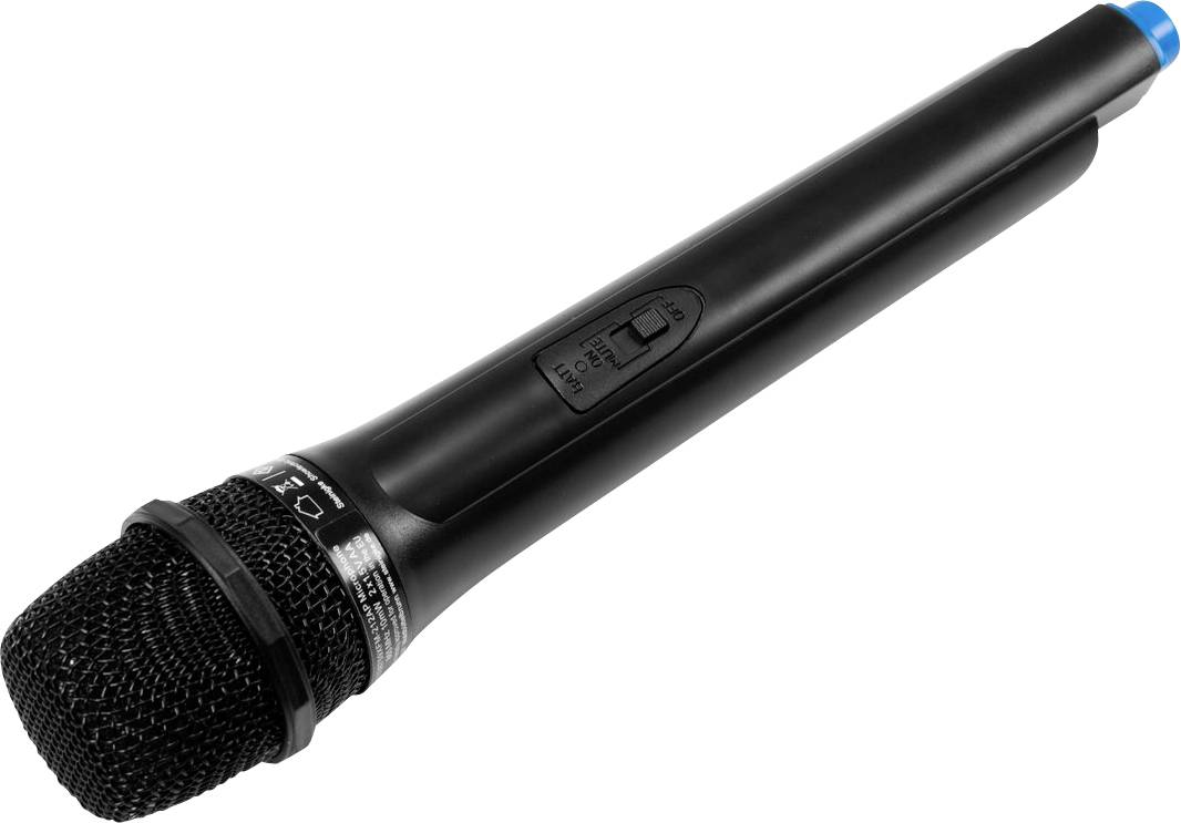 Omnitronic XFM-212AP Active PA speaker set Bluetooth, incl. microphone, Casters-1