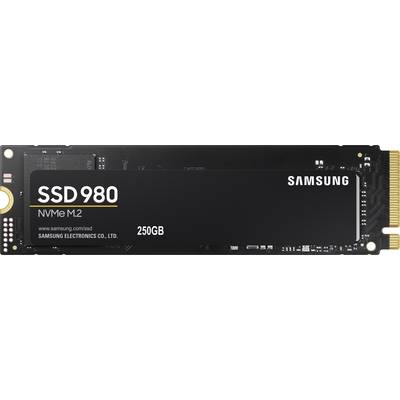Samsung 980 250 GB NVMe/PCIe M.2 internal SSD  M.2 NVMe PCIe 3.0 x4 Retail MZ-V8V250BW