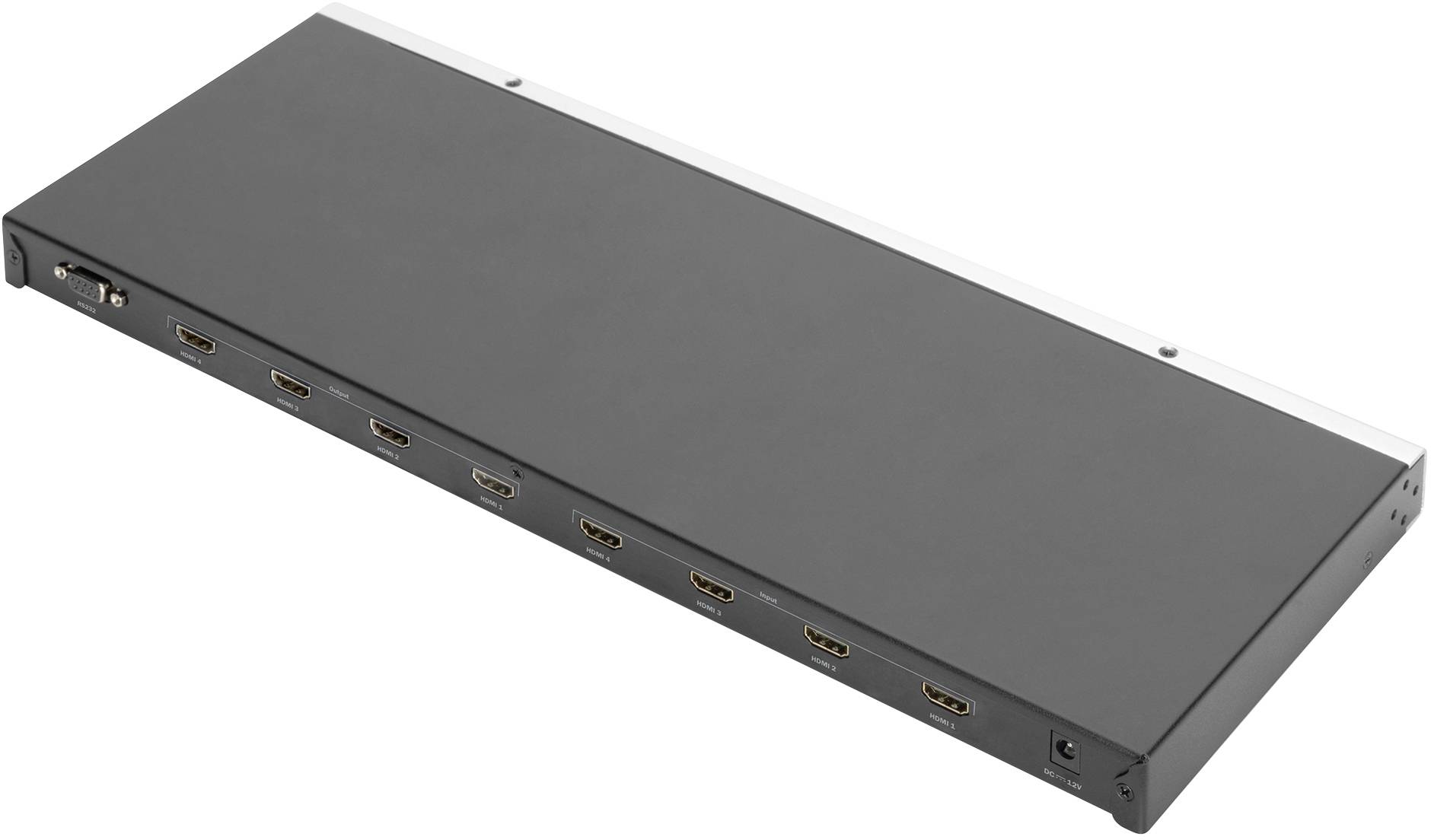 Digitus DS-43308 4 x 4 ports HDMI matrix switcher Ultra HD compatibility, individually connectable, + remote control 384-5