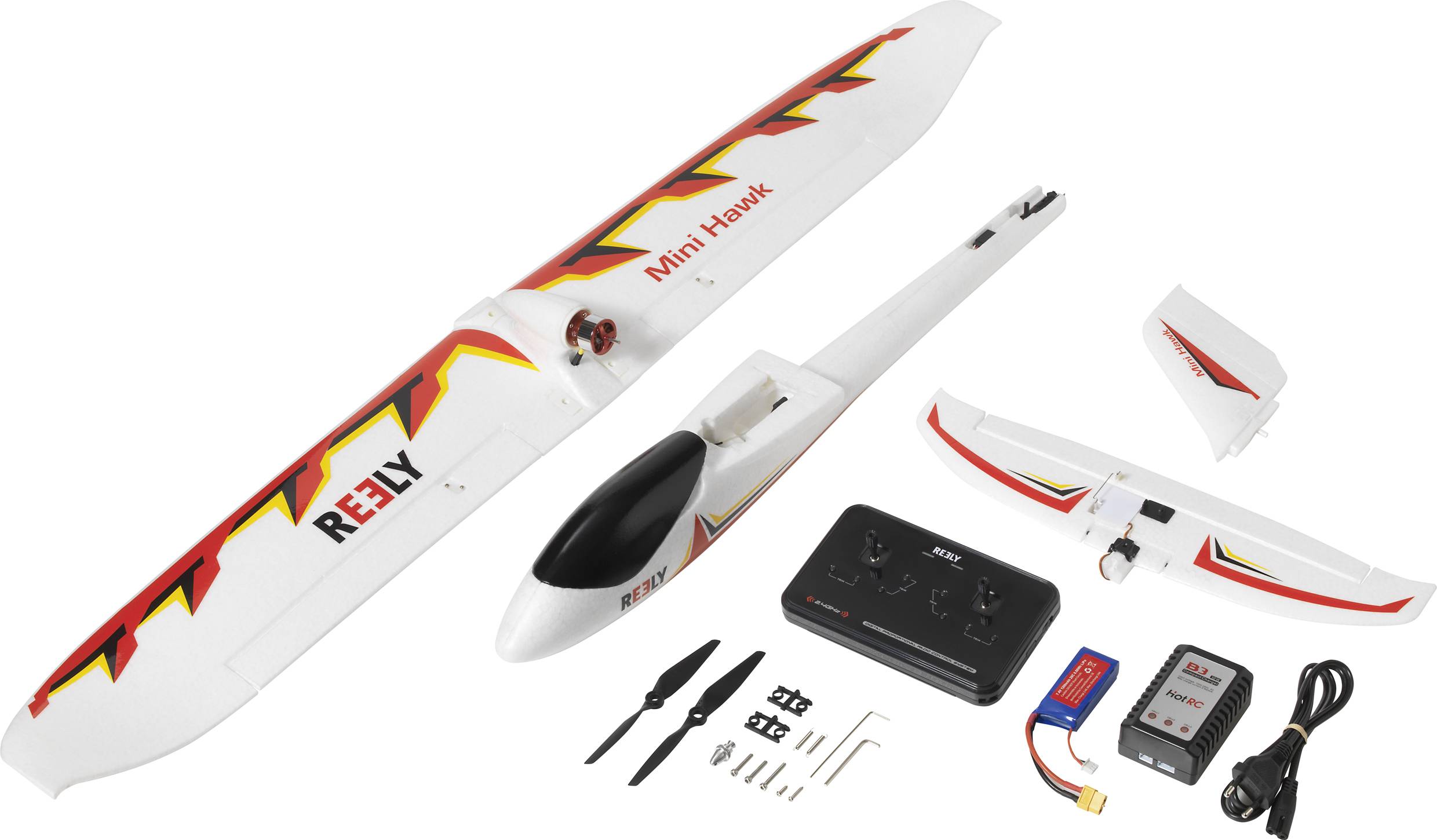Reely Mini Hawk RC model glider RtF 1100 mm-5