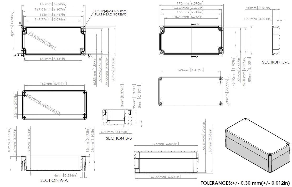 Gainta G118 Universal enclosure 175 x 80 x 60 Aluminium Aluminium alloy Aluminium (natural) 1 pc(s)-1