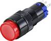 TRU COMPONENTS TC-9428036 LAS2Y-11/R Pushbutton 250 V 3 A 1 x Off/(On) momentary IP40 1 pc(s)