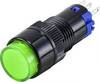 TRU COMPONENTS TC-9428040 LAS2Y-11/G Pushbutton 250 V 3 A 1 x Off/(On) momentary Green IP40 1 pc(s)