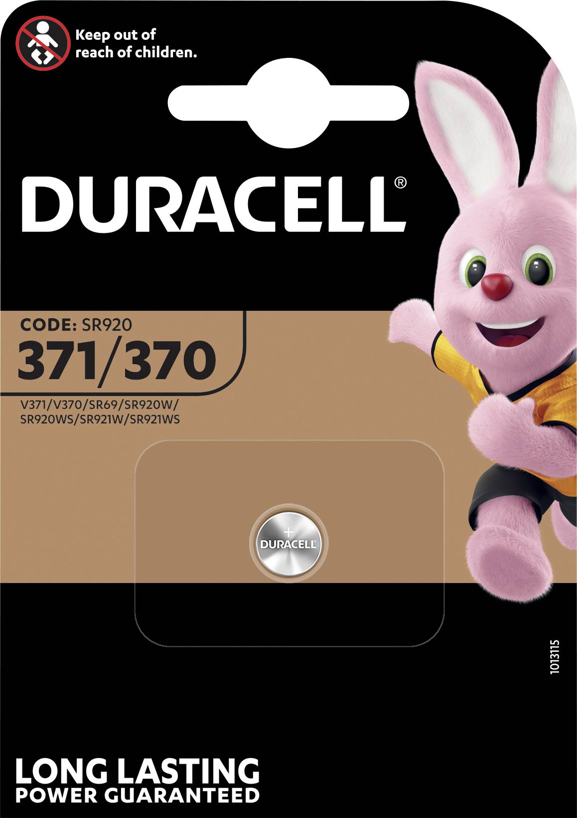 Image of Duracell Button cell SR69, SR921 1.55 V 1 pc(s) 40 mAh Silver oxide SR69
