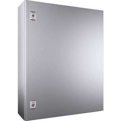 Grey, rectangular metal cabinet with two locks on the left side.
