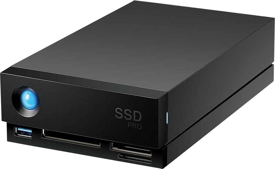 LaCie 1big Dock Thunderbolt 3 2 TB 3.5" external hard drive Thunderbolt 3, USB A (USB 3.2 1st gen), Card reader, Display-2