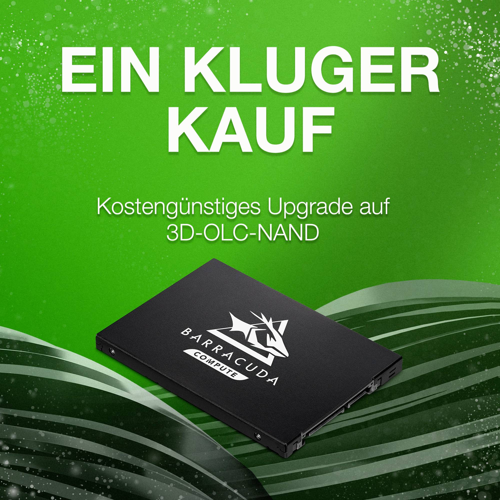 Seagate BarraCuda® Q1 SSD 960 GB 2.5" (6.35 cm) internal SSD SATA 6 Gbps Retail ZA960CV1A001-7