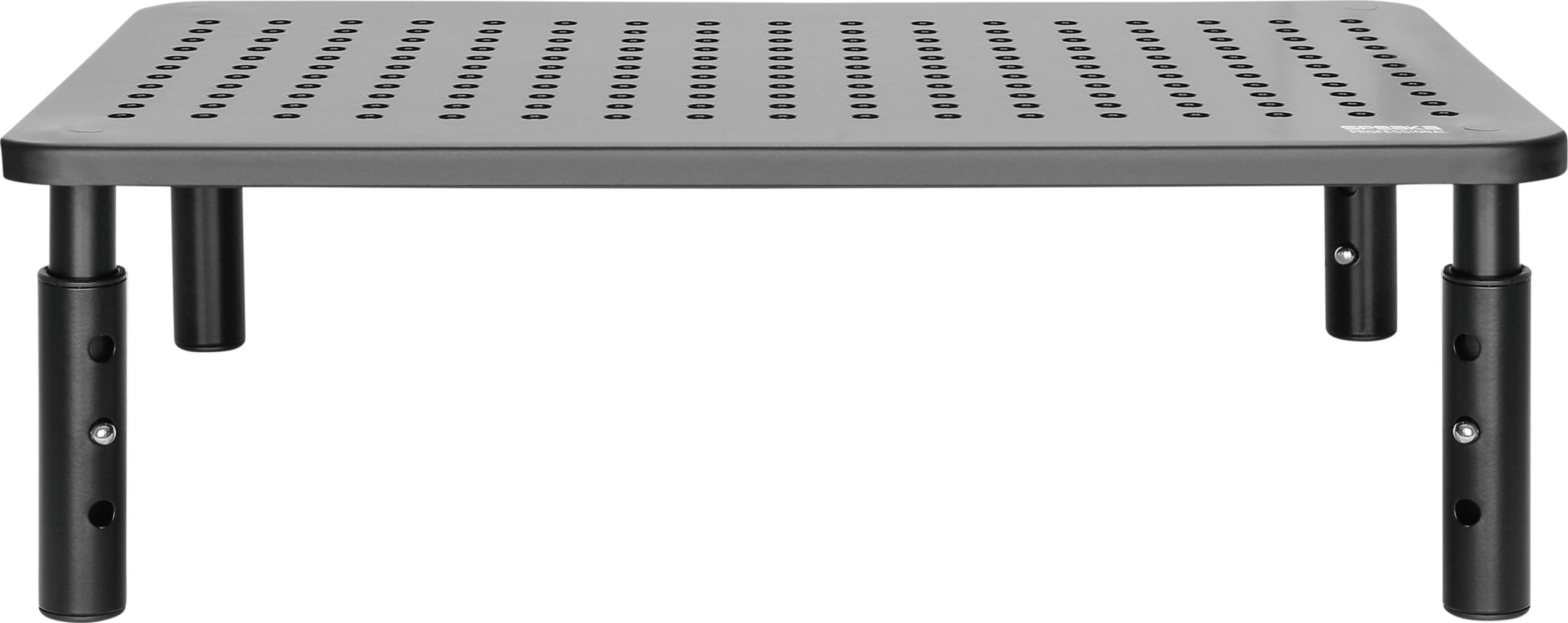 SpeaKa Professional SP-MR-210 Monitor riser Height range: 100 up to 140 mm Black