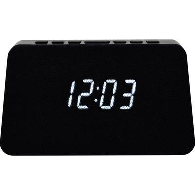 AIC WM3020i sw Radio alarm clock FM Alarm clock, Qi battery charger Black-0