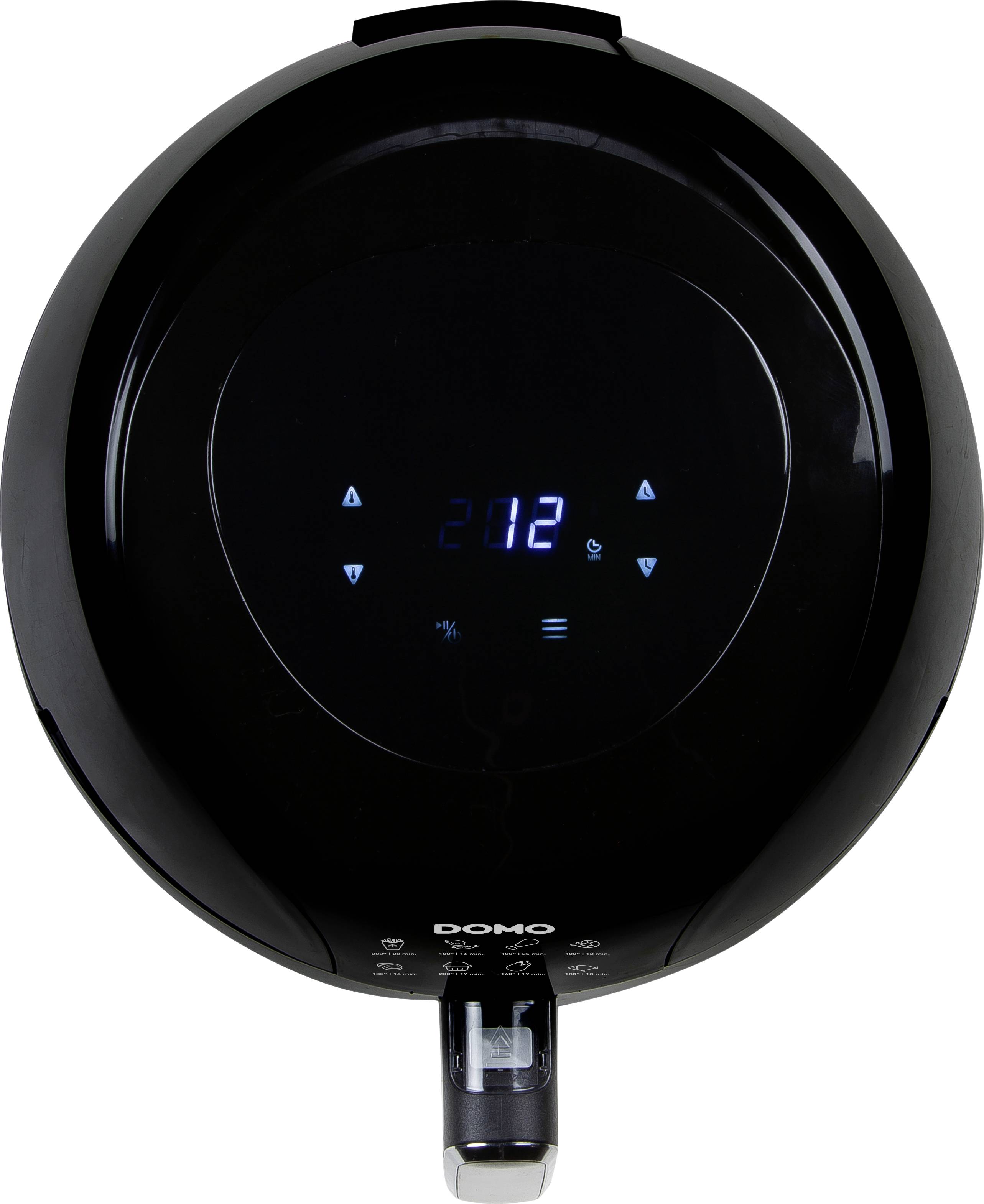 DOMO DO533FR Air fryer 2000 W Cool touch housing, Overheat protection, Non-stick coating, Timer function Black-1