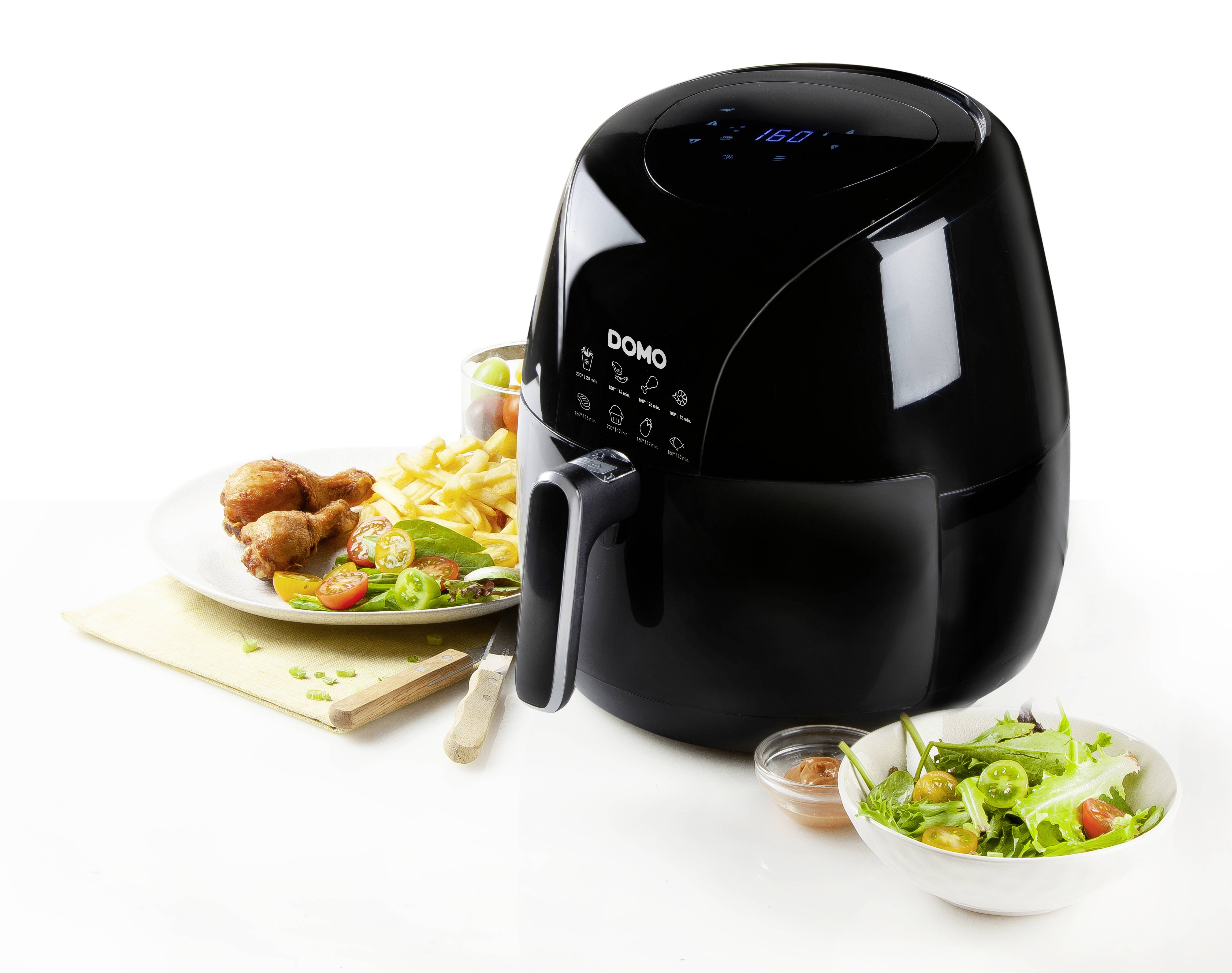 DOMO DO533FR Airfryer 2000 W Cool touch housing, Overheat protection