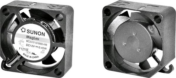 Sunon MF25101V21000UA99 Axial fan 12 V DC 5.09 m³/h (L x W x H) 25 x 25 x 10 mm