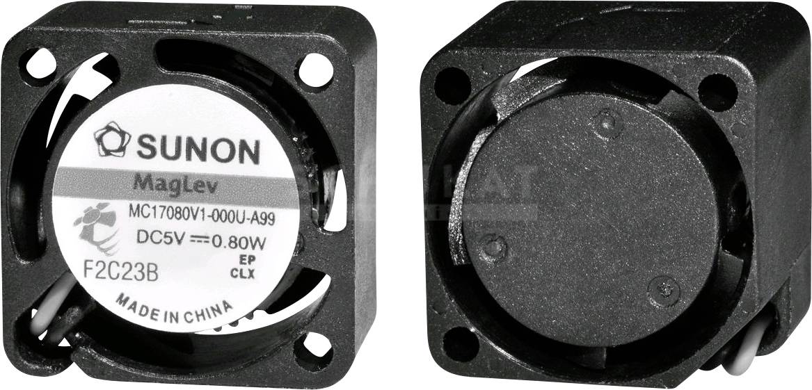 Sunon MF17080V21000UA99 Axial fan 5 V DC 1.18 m³/h (L x W x H) 17 x 17 x 8 mm-0