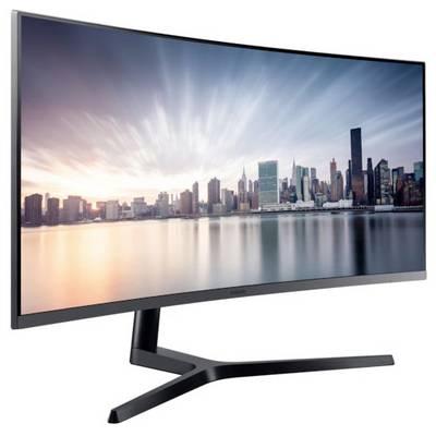 Samsung C34H890WGR LED 86.4 cm (34 inch) EEC G (A - G) 3440 x 1440 p UWQHD 4 ms HDMI™, DisplayPort, USB C®, USB A (USB 3-1