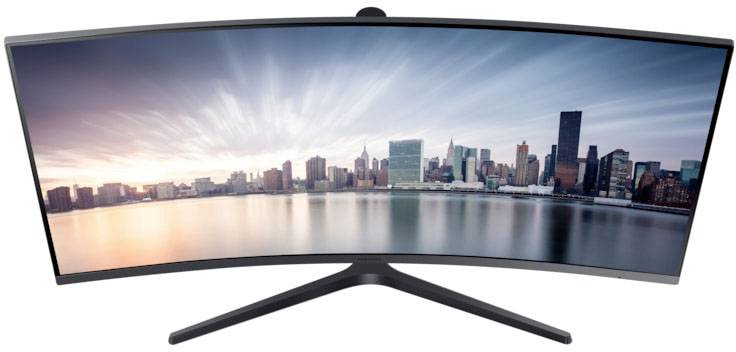 Samsung C34H890WGR LED 86.4 cm (34 inch) EEC G (A - G) 3440 x 1440 p UWQHD 4 ms HDMI™, DisplayPort, USB C®, USB A (USB 3-7
