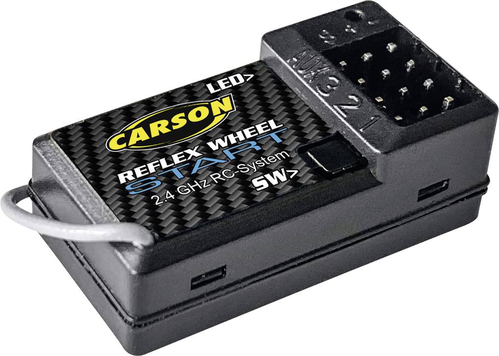 Carson Modellsport Reflex Wheel Start 2.4G Radio Pistol grip RC 2,4 GHz No. of channels: 3 Incl. receiver-1