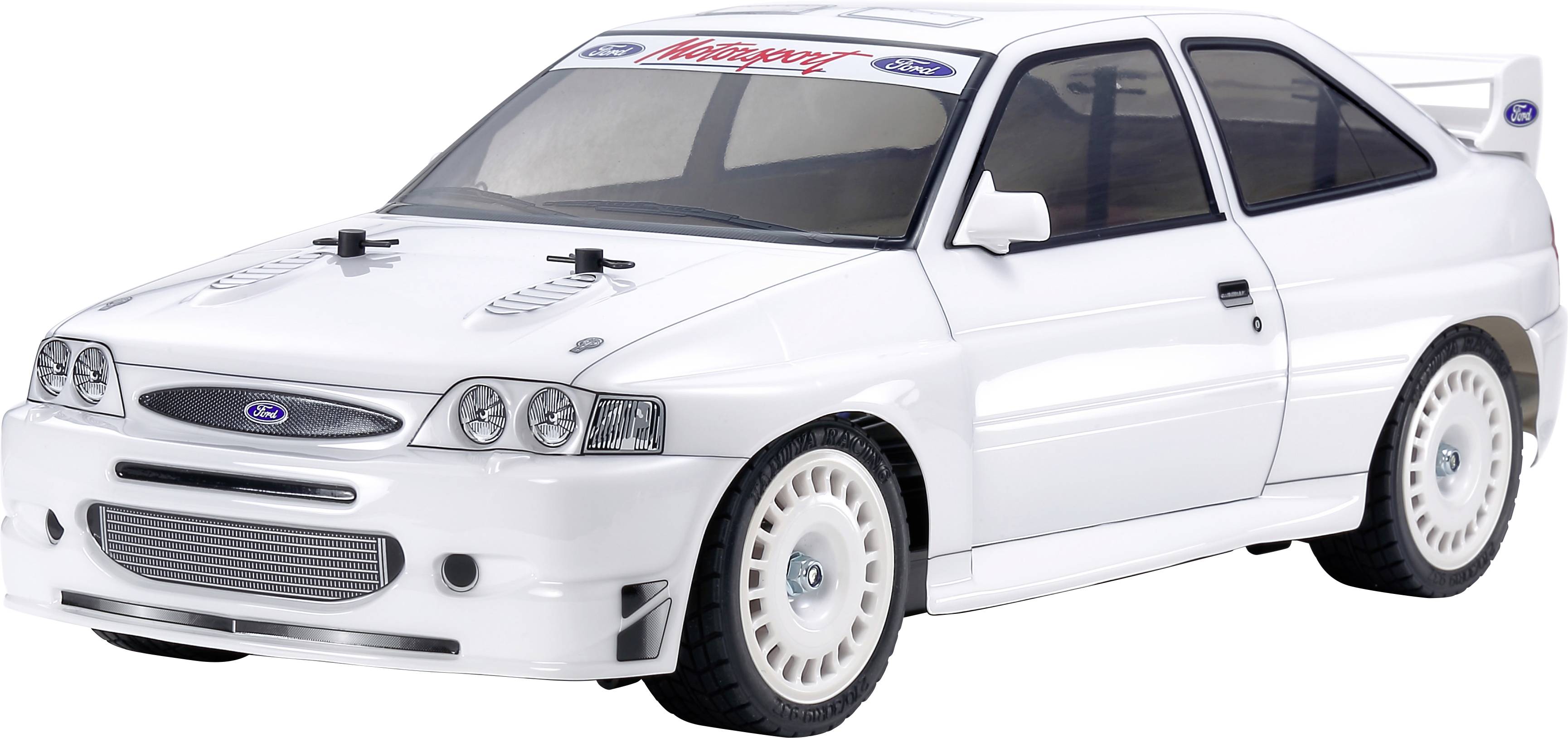 Image of Tamiya RC Ford Escort Custom (TT-02) Brushed 1:10 RC model car Electric Road version Kit