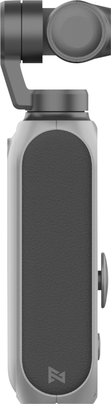 Compact, portable camera stabilisation unit with a pivoting joint at the top, perfect for capturing shake-free footage.