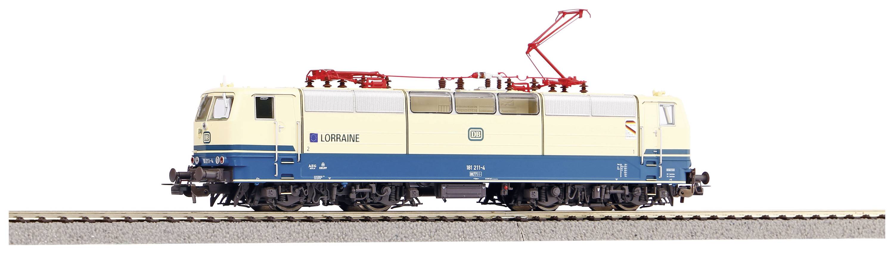 Piko H0 51354 H0 E-Loc BR 181.2 Lorraine of DB Alternating current version German train
