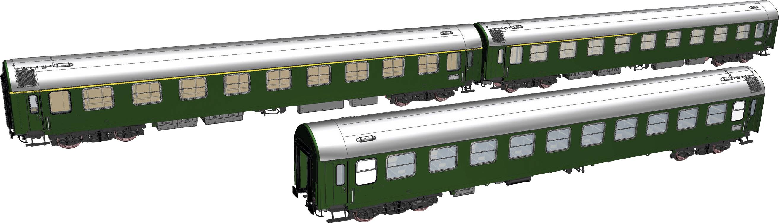 Image of Piko H0 58220 H0 3er-Set Y-Wagon D 300 Set 1 of DR
