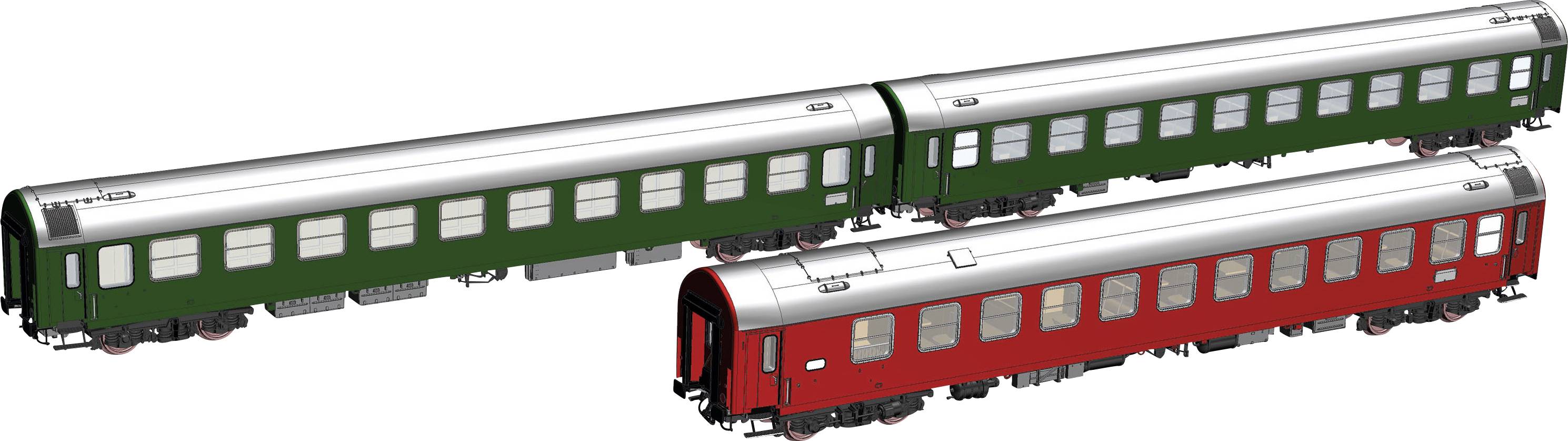 Image of Piko H0 58221 H0 3er-Set Y-Wagon D 300 Set 2 of DR