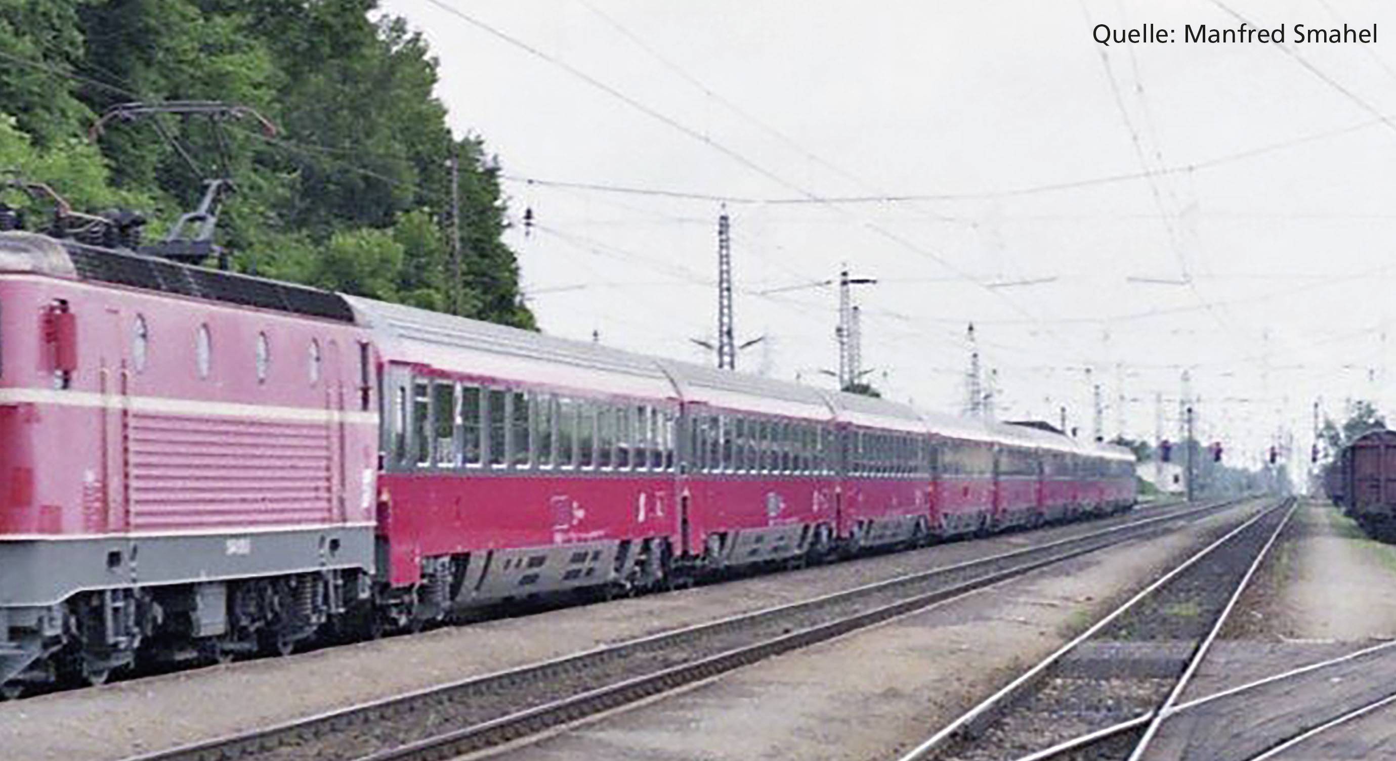 Piko H0 58225 H0 3er set express train wagon Eurofima 1x 1. Class + 2x 2. Class of Austrian Federal Railways-0
