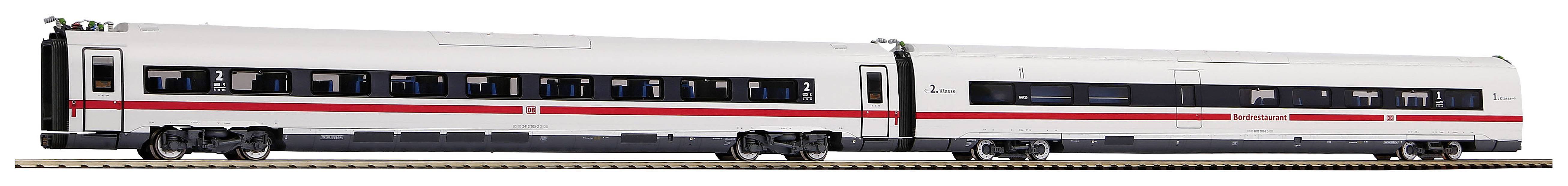 Image of Piko H0 58580 H0 2er set additional wagon BR 412 ICE 4 Climate Protection of DB AG