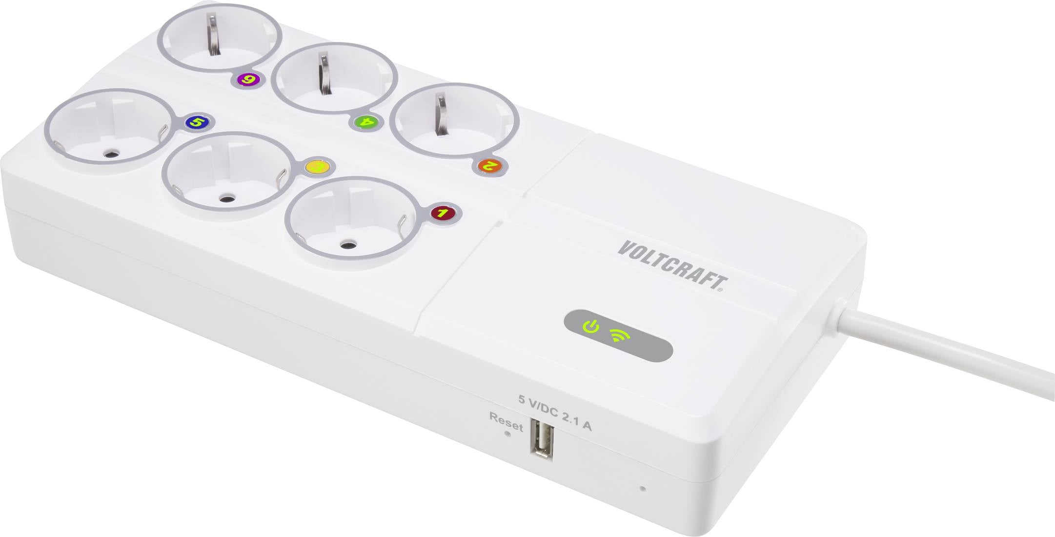 VOLTCRAFT SEM8500 Energy consumption meter + wireless sockets, Data export mode, Data logger, Energy cost calculator, Se