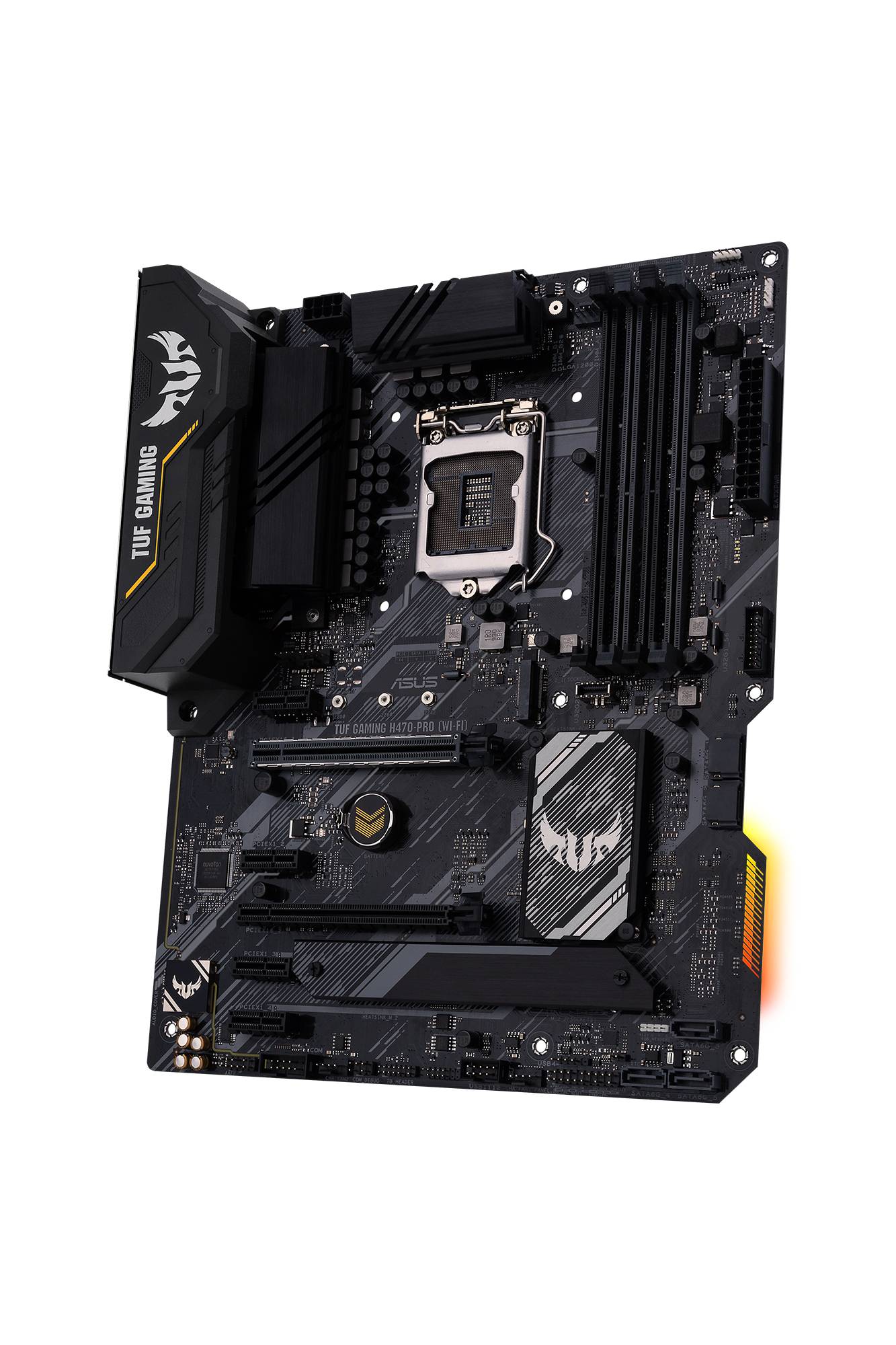 Asus TUF Gaming H470-PRO (Wi-Fi) Motherboard PC base Intel® 1200 Form ...