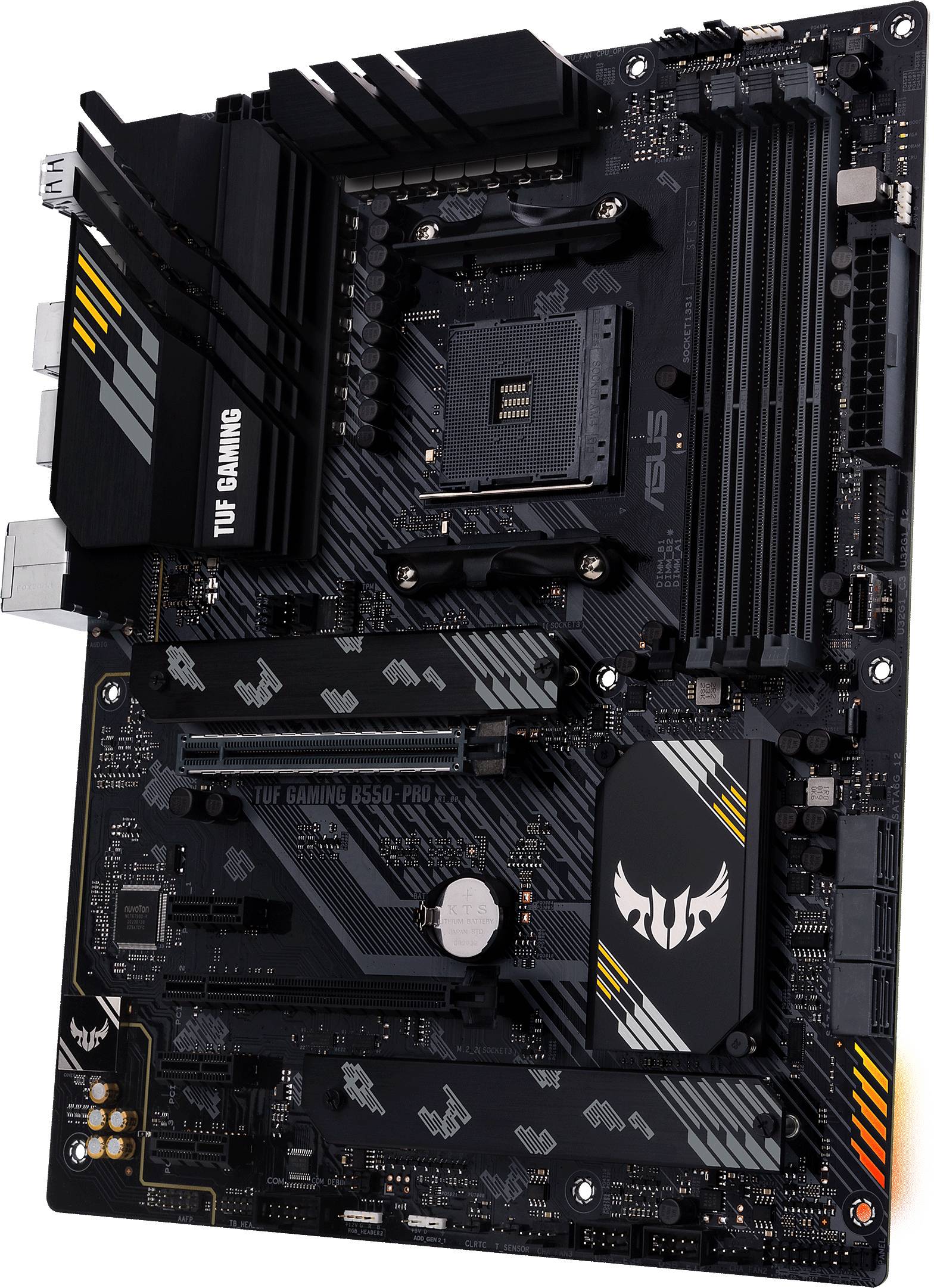 Asus TUF GAMING B550PRO Motherboard PC base AMD AM4 Form factor