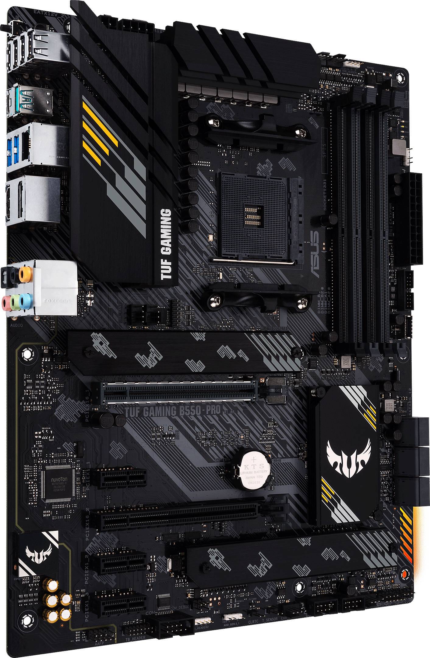 Asus TUF GAMING B550PRO Motherboard PC base AMD AM4 Form factor