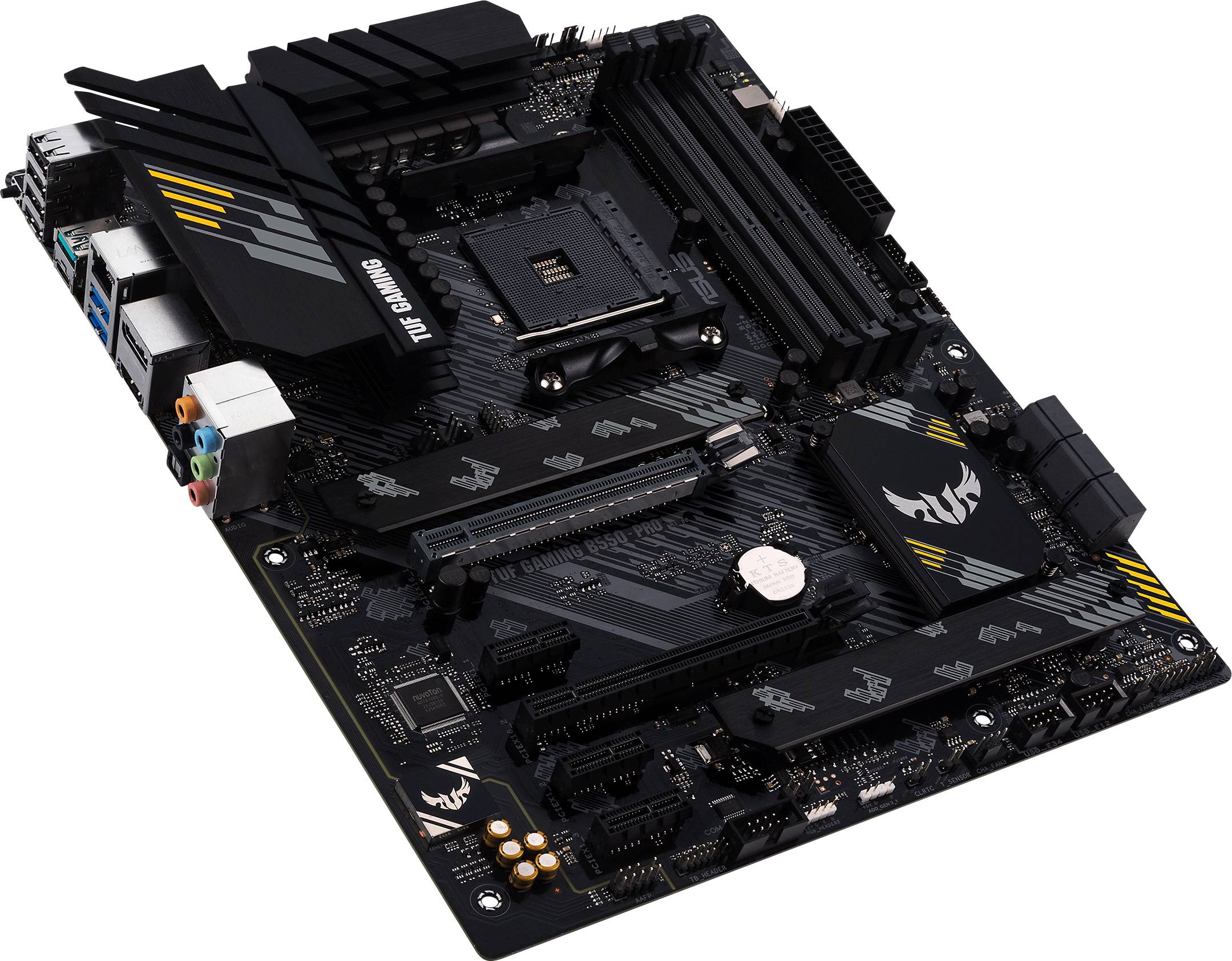 Asus TUF GAMING B550PRO Motherboard PC base AMD AM4 Form factor (details) ATX Motherboard