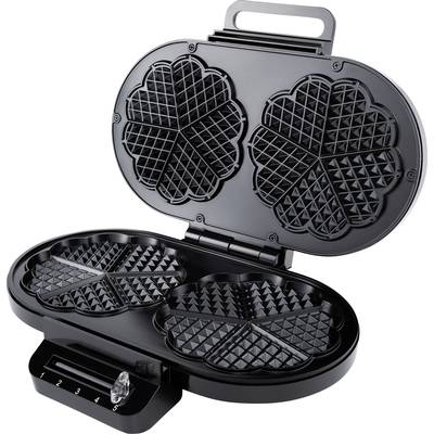Steba WE 2 Twin waffle maker Indicator light, hinged, Non-stick coating Black