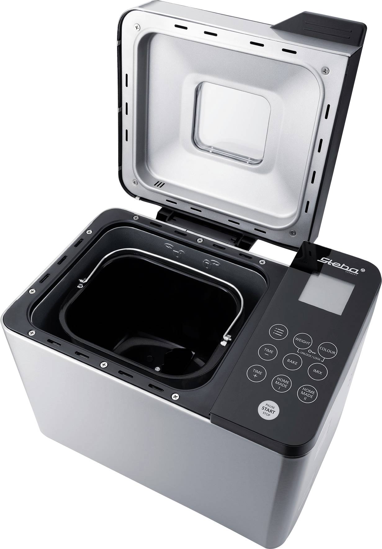 Image of Steba BM 2 Bread maker with display, Timer function Silver-black