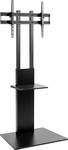 Speaka Professional TV Floor stand with equipment shelf, 93.98 cm to 203.2 cm (37 to 80