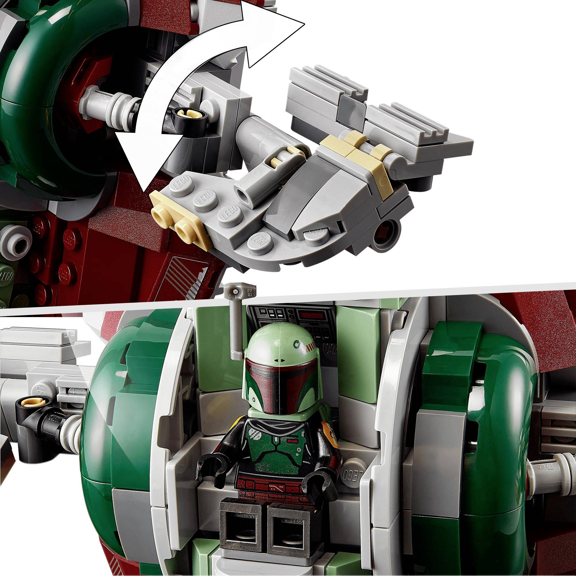 75312 LEGO® STAR WARS™ Boba Fetts Starship™-14